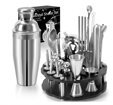 34 Peças Kit Coqueteleira Profissional Bartander