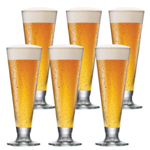 Taça de Cristal para Cerveja 6 pcs, 300ml