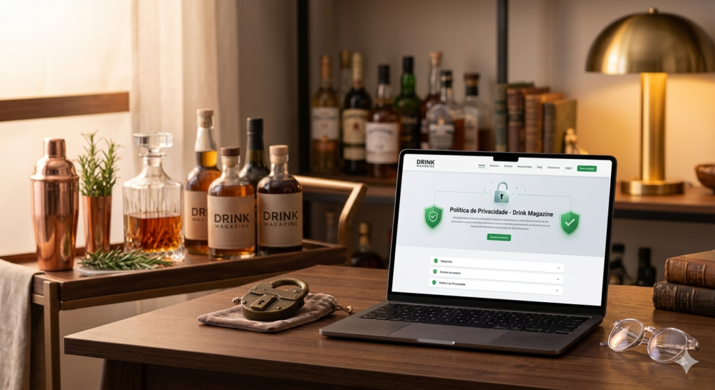 Política de Privacidade e Termos de Serviços Drink Magazine - Navegação Segura