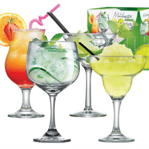 Kit Taças Vidro Cocktail Mixologista