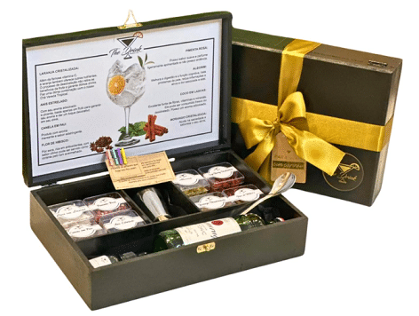 Box Presente Gin Tanqueray com 8 Especiarias