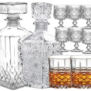 Kit Mini Bar Completo 2 Garrafa De Vidro